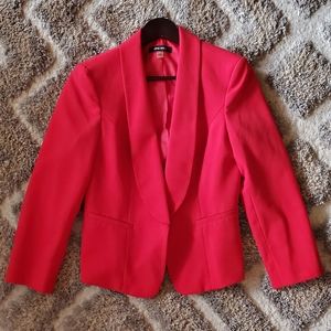 Red Nine West Women's 3/4 Sleeve Blazer